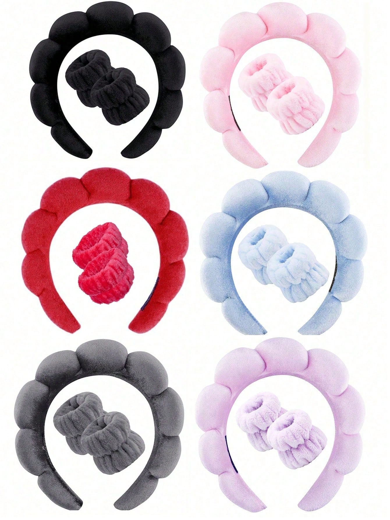 Luxury Skincare Accessories - 3/2/1pc Luxury Microfiber SPA Headband And