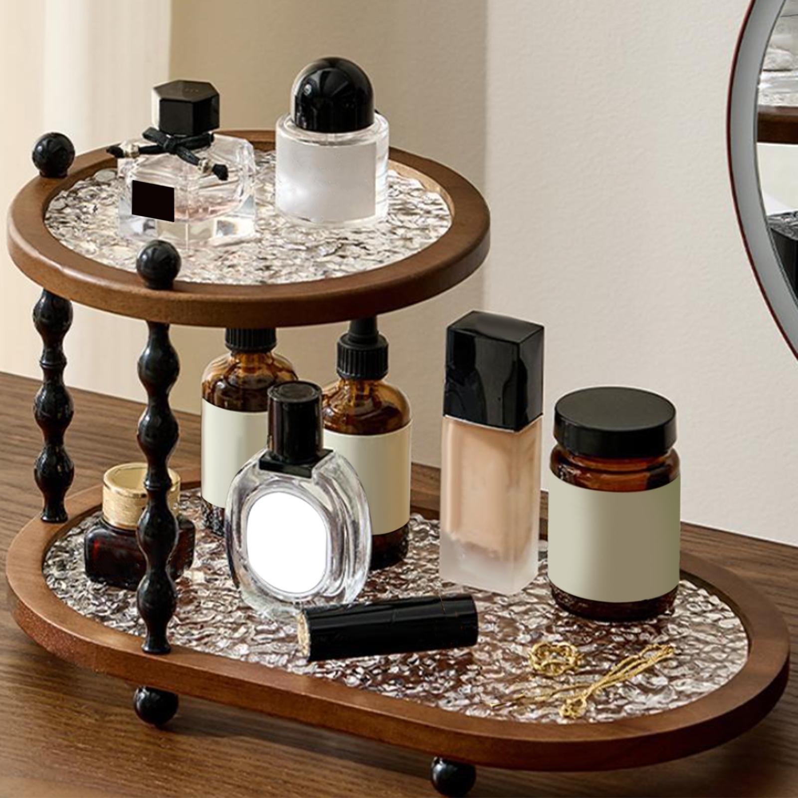 Luxury Skincare Accessories - Standing Acrylic Makeup Organizer Shelf Luxury