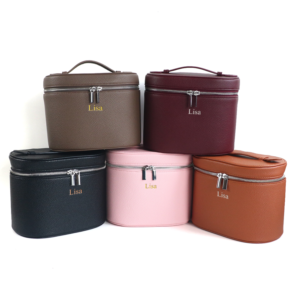Large-capacity PU leather cosm - Luxury Skincare Organizer recension och pris