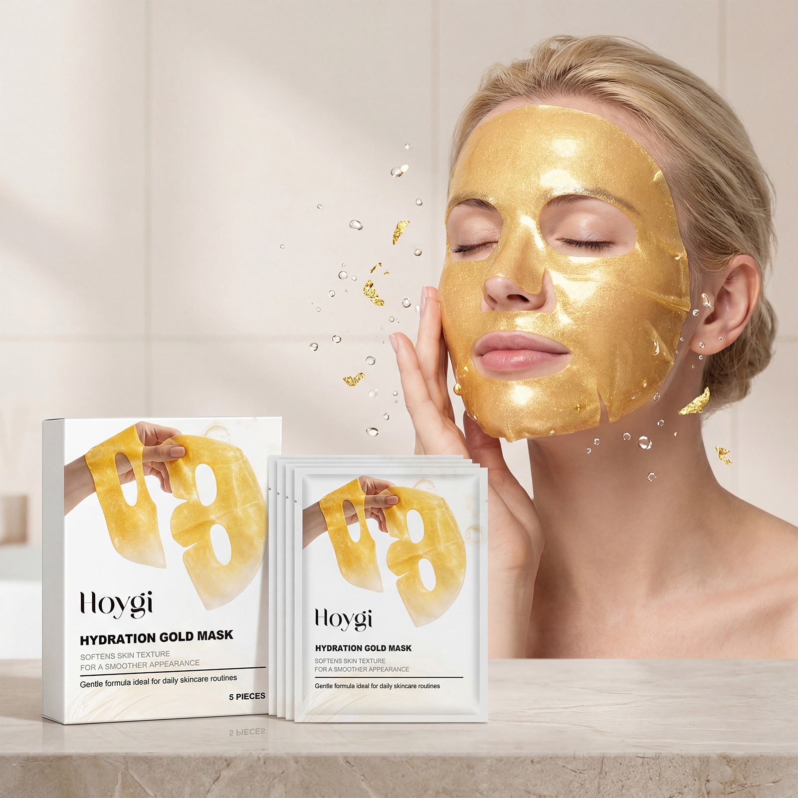 24K Gold Face Mask Niacinamide - Luxury Skincare Treatments recension och pris