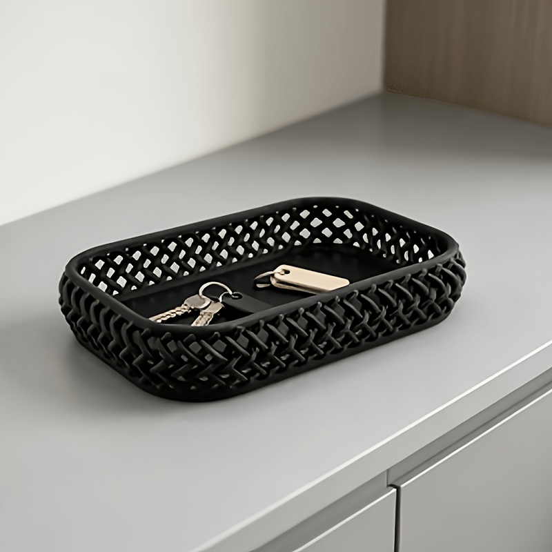 Luxury Hollow Woven Storage Tr - Luxury Skincare Organizer recension och pris