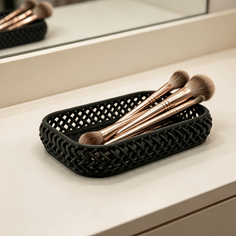 Luxury Hollow Woven Storage Tr - Luxury Skincare Organizer recension och pris