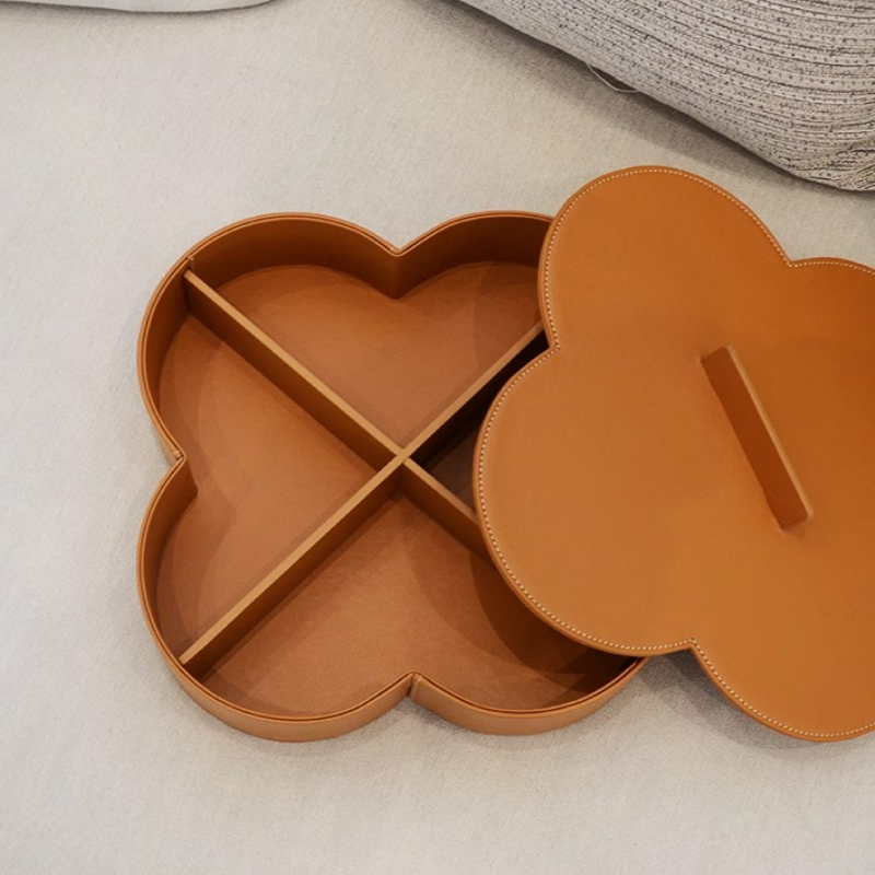 Luxury Leather Storage Box Gri - Luxury Skincare Accessories recension och pris