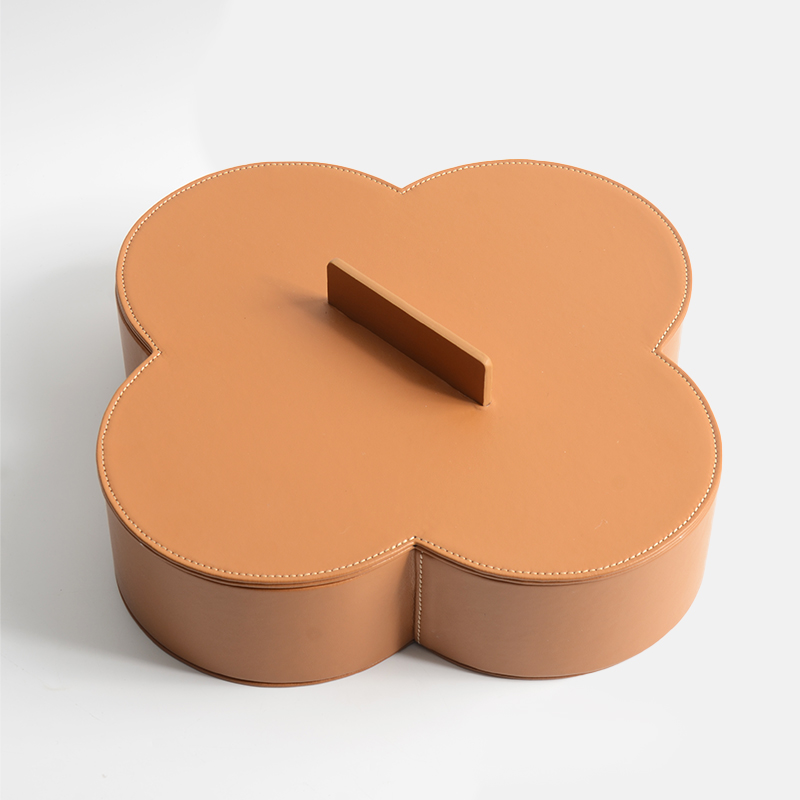 Luxury Leather Storage Box Gri - Luxury Skincare Accessories recension och pris