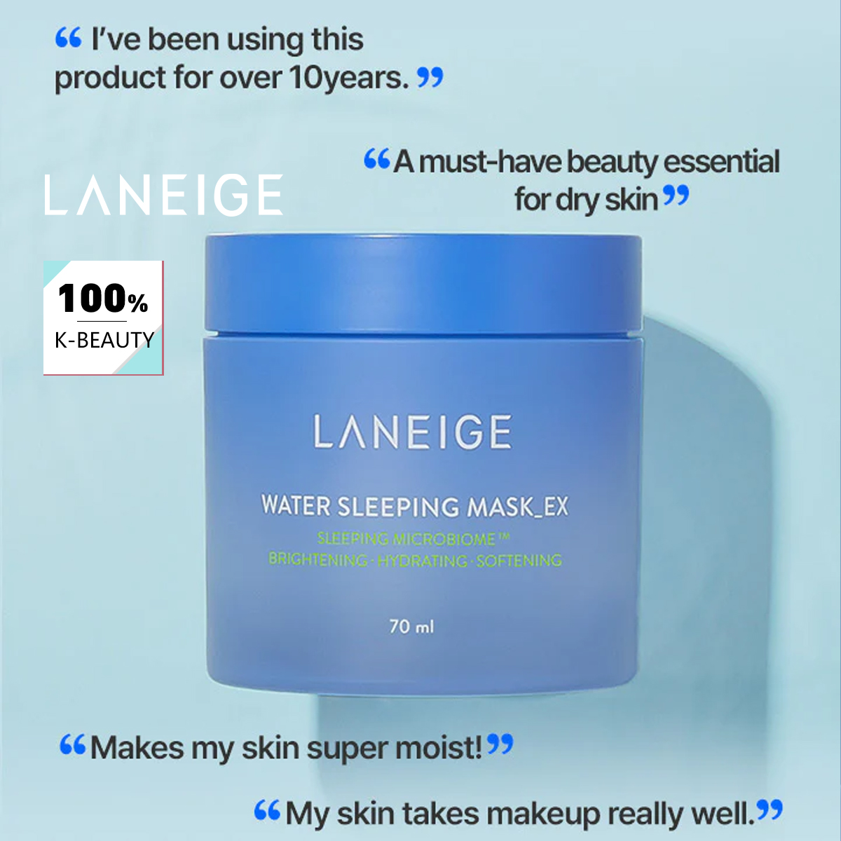 LANEIGE Water Sleeping Mask 70 - Luxury Skincare Treatments recension och pris
