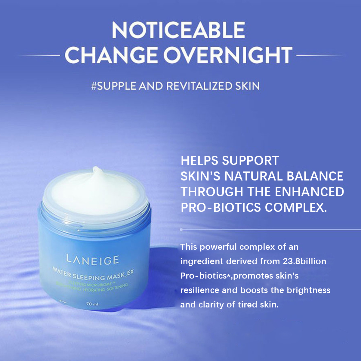 LANEIGE Water Sleeping Mask 70 - Luxury Skincare Treatments recension och pris