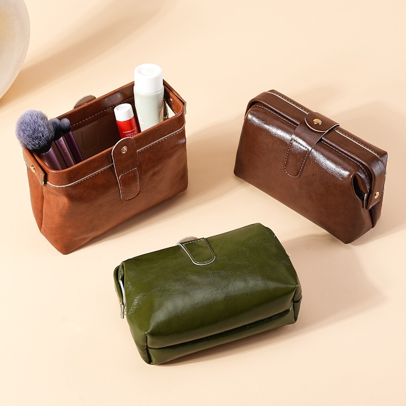 Fashion Vintage PU Leather Cos - Luxury Skincare Organizer recension och pris